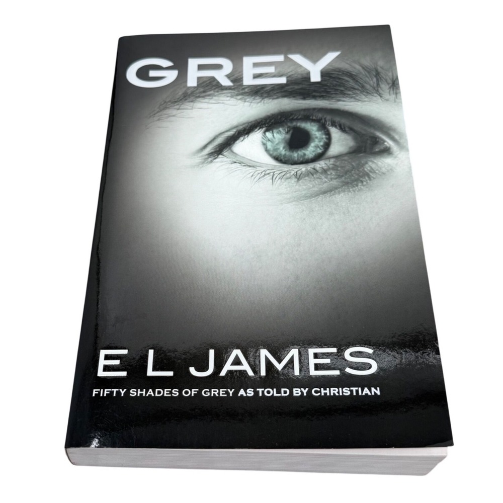 E L James Grey Fifty Shades of Grey as Told by Christian Paperback Black Book